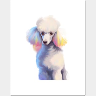 Cute Poodle Drawing Posters and Art